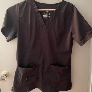 Slate Gray Scrub Set